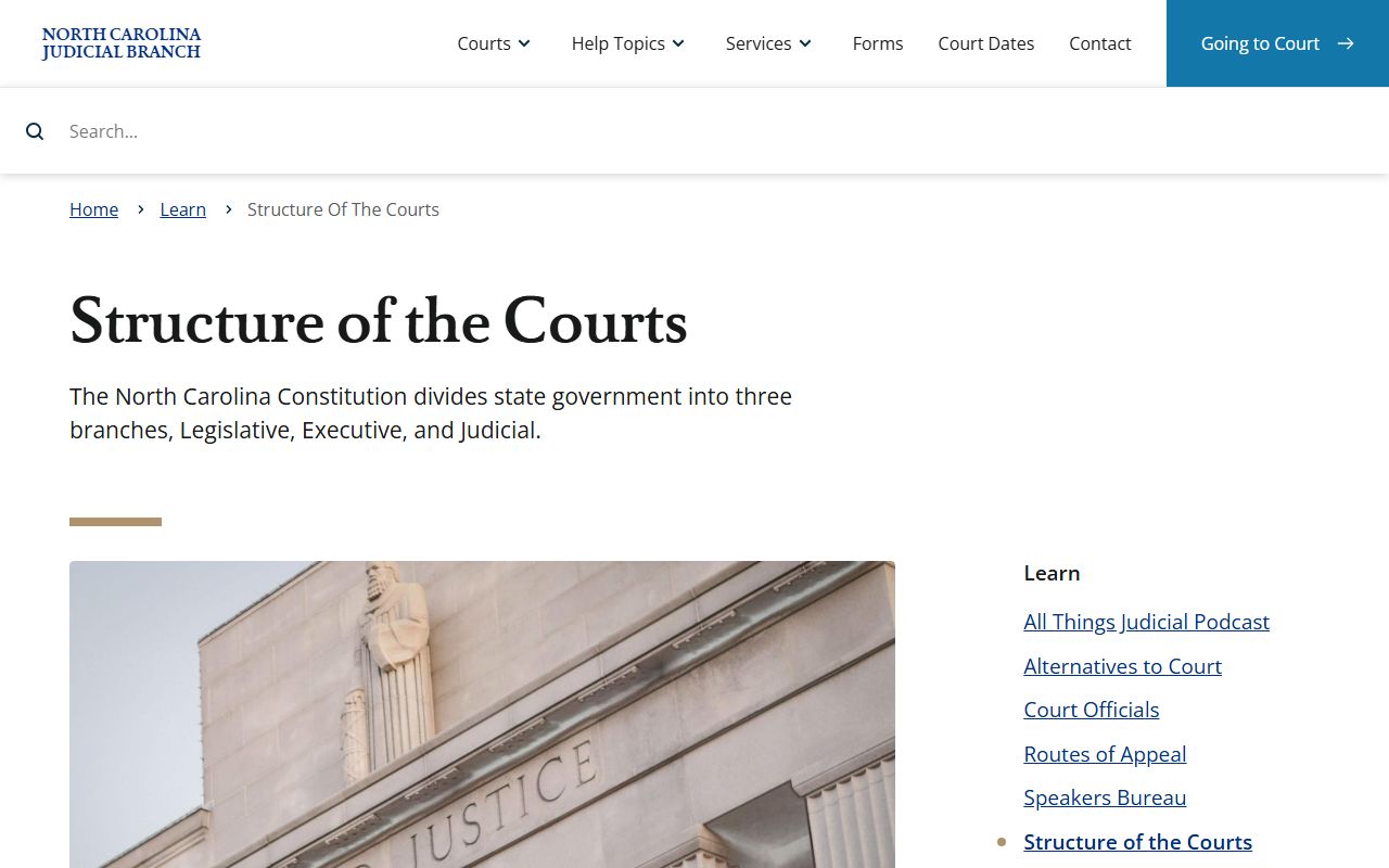 Mitchell County court records North Carolina court structure