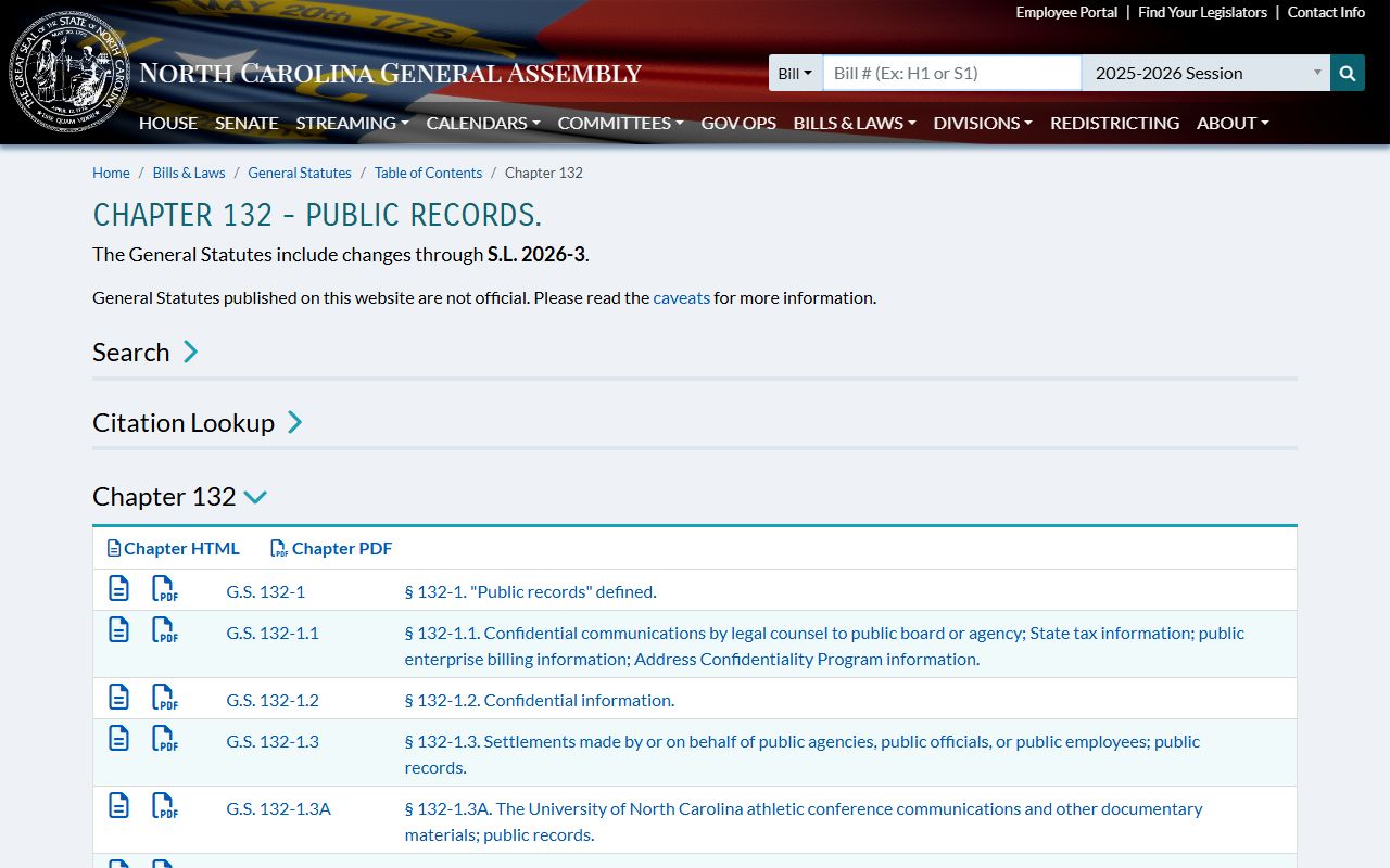Mitchell County criminal court records North Carolina public records statute