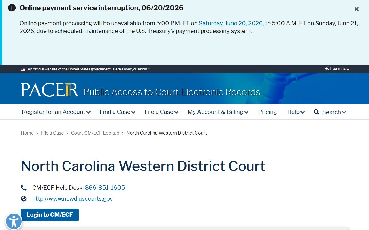 Mitchell County Superior Court records PACER federal lookup source